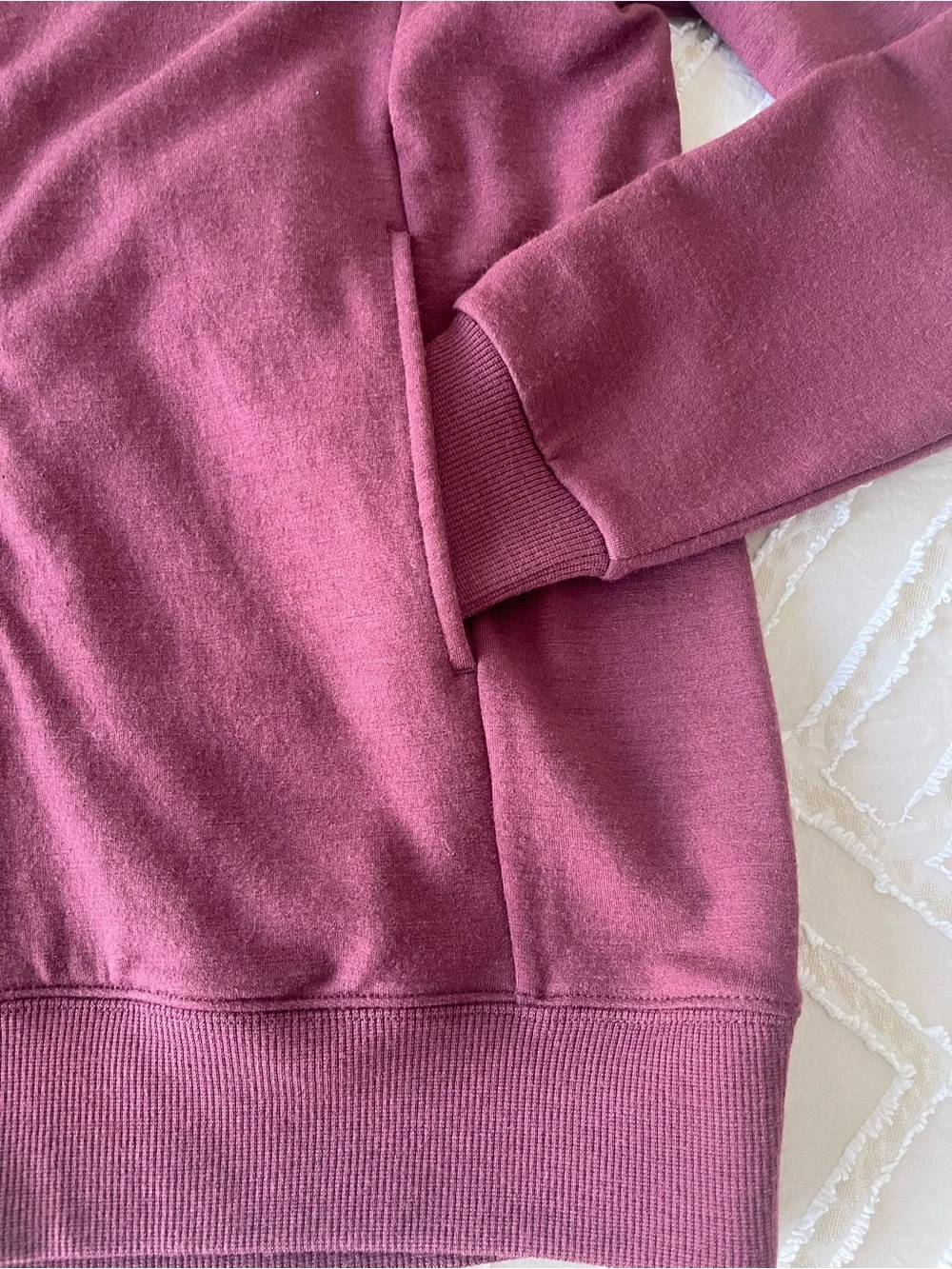Men's Compact Travel Hoodie Unbound Merino - Red - Medium